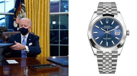 joe biden inauguration rolex|Watch Spotting President Joe Biden Wearing A Rolex Datejust.